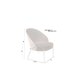 DUTCHBONE Lounge Chair Rodin Boucl Sort