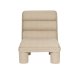 DUTCHBONE Fern loungestol - beige boucl stof