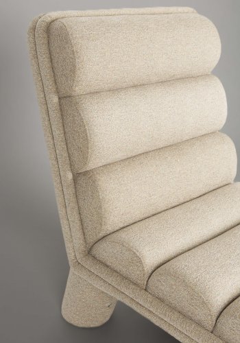 DUTCHBONE Fern loungestol - beige boucl stof