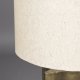 DUTCHBONE Rico bordlampe - creme hr og guld aluminium