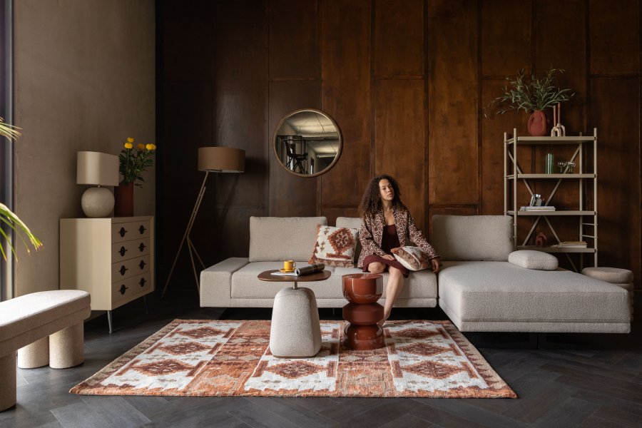 DUTCHBONE Sofa Shelly Off-White Hyre Sjeselong