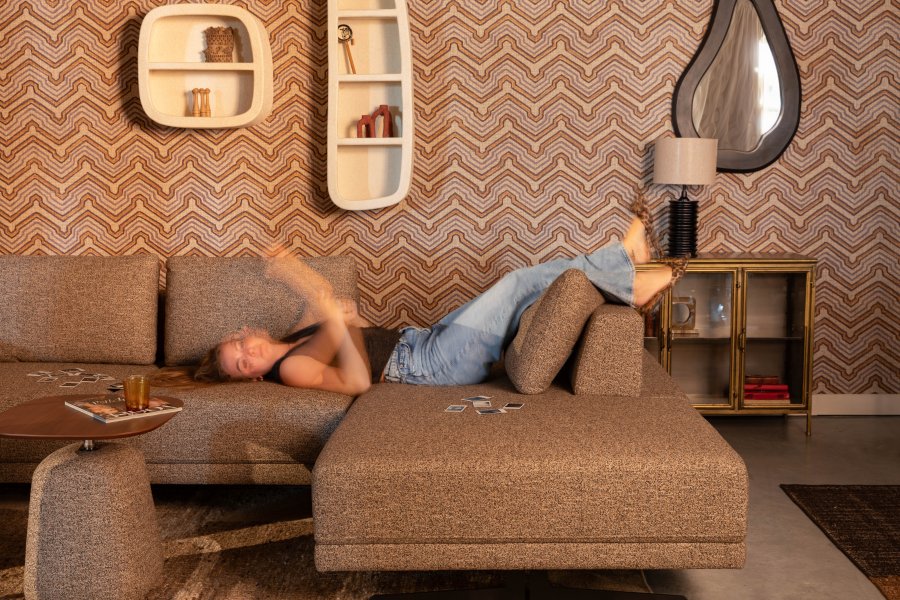 DUTCHBONE Sofa Shelly Cinnamon Hyre Sjeselong