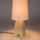 ZUIVER Saba bordlampe - creme linned og beige beton