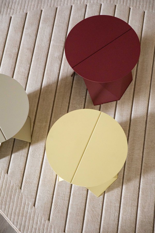 ZUIVER Sidobord Vikbar citron