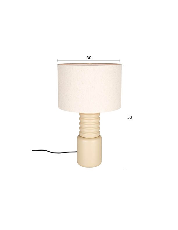 ZUIVER Bordlampa Sex Beige