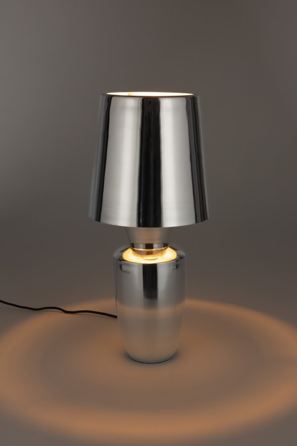 ZUIVER Bordlampa Klassisk Blank Silver