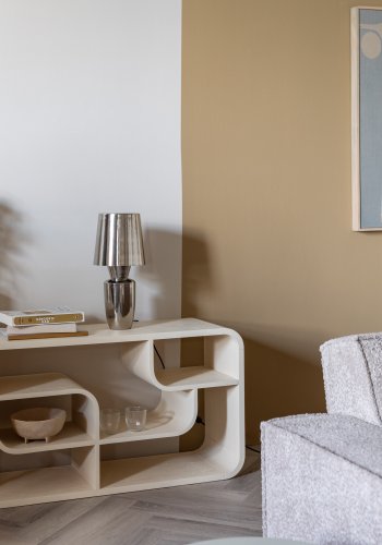 ZUIVER Bordlampa Klassisk Blank Silver