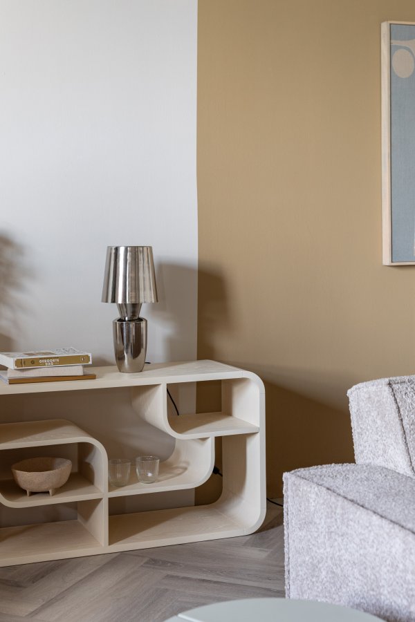 ZUIVER Bordlampa Klassisk Blank Silver