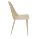 WHITE LABEL LIVING Pip spisestuestol - beige plast og stl 