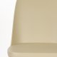 WHITE LABEL LIVING Pip spisestuestol - beige plast og stl 