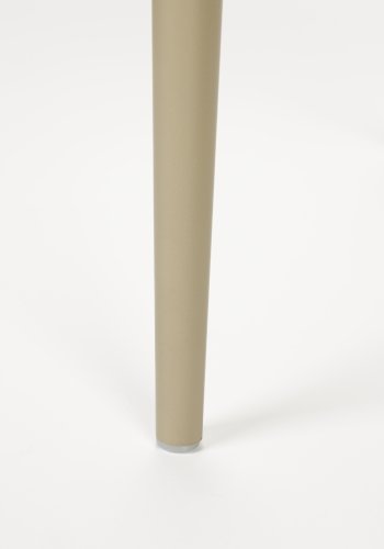 WHITE LABEL LIVING Pip spisestuestol - beige plast og stl 