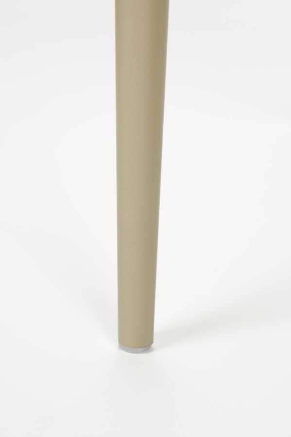 WHITE LABEL LIVING Pip spisestuestol - beige plast og stl 