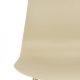 WHITE LABEL LIVING Leon spisestuestol - beige plast og stl