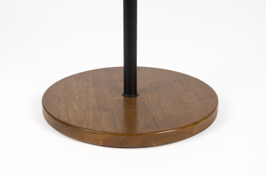 WHITE LABEL LIVING Dropz gulvspeil - speilglass og svart jern (135x40)