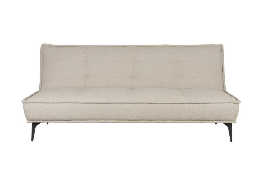 WHITE LABEL LIVING Cielke sovesofa - beige polyester og furu