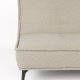 WHITE LABEL LIVING Cielke sovesofa - beige polyester og furu