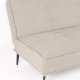 WHITE LABEL LIVING Cielke sovesofa - beige polyester og furu