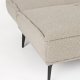 WHITE LABEL LIVING Cielke sovesofa - beige polyester og furu