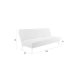 WHITE LABEL LIVING Cielke sovesofa - beige polyester og furu