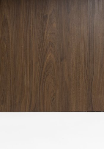 WHITE LABEL LIVING Almira spisebord, ovalt - snhvit matt sintret stein og valnttpapirfiner (200x90)