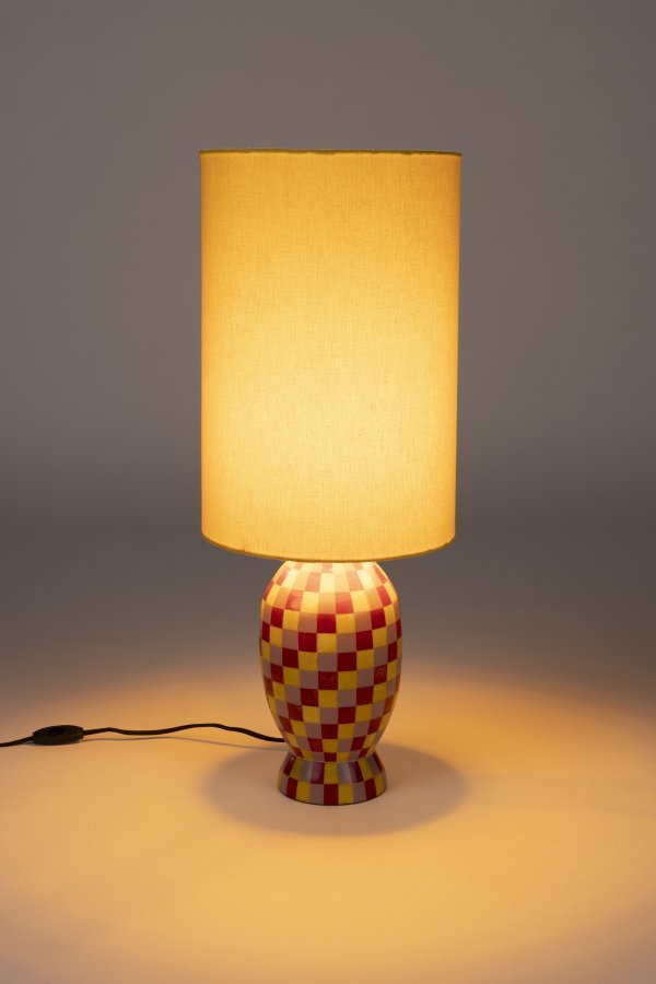 BOLD MONKEY Var inte r&auml;dd f&ouml;r f&auml;rg Bordslampa Gul