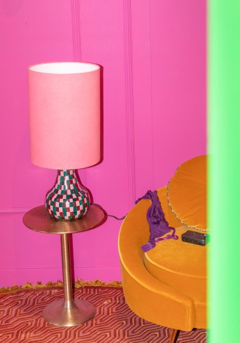 BOLD MONKEY Bordslampa Rosa, Don't Be Afraid of Colour