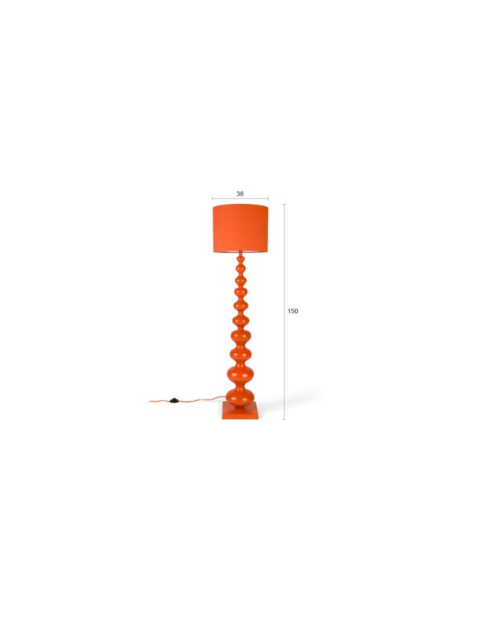 BOLD MONKEY N�r oransje er konge gulvlampe