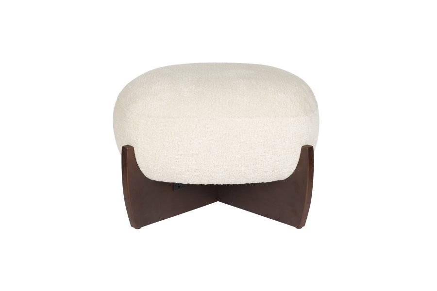 Dutchbone puff Emilius beige