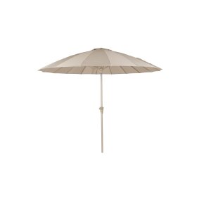 ZUIVER Sunshine parasol - beige polyester og rustfri metal (250)