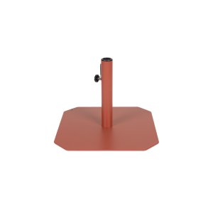 ZUIVER Sunshine parasolfod, kvadratisk - rd rustfri metal (50x50)