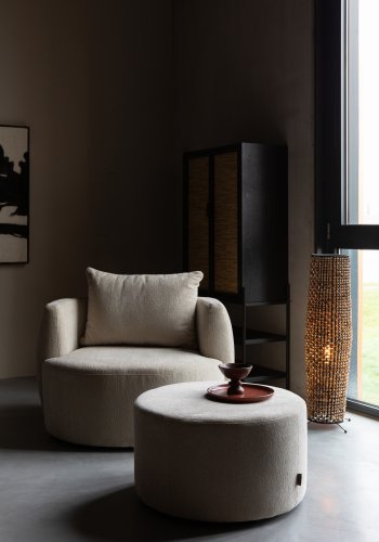 DUTCHBONE Lounge Chair Rocca Latte