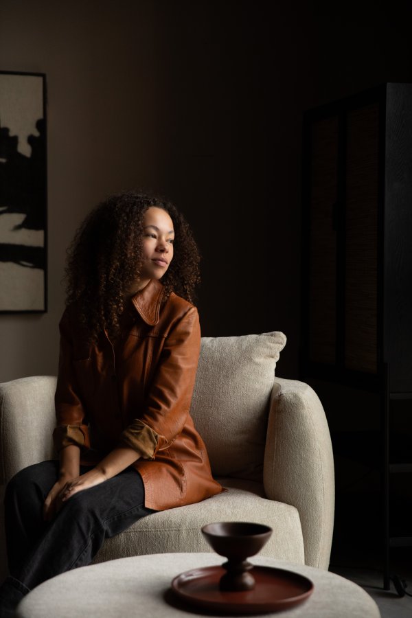 DUTCHBONE Lounge Chair Rocca Latte