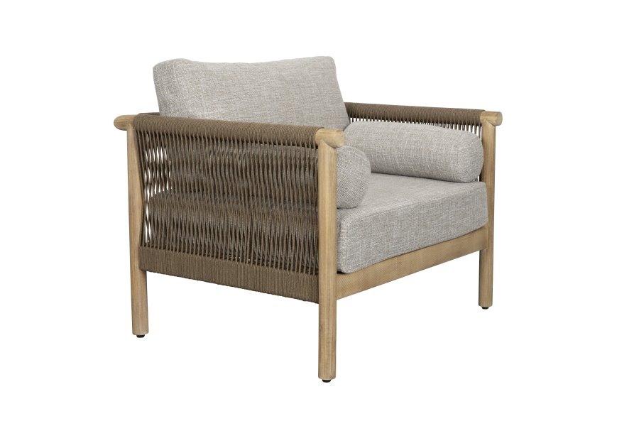 DUTCHBONE Set Utomhus Oasis (Soffa + Soffbord + 2 Loungef�t&ouml;ljer)