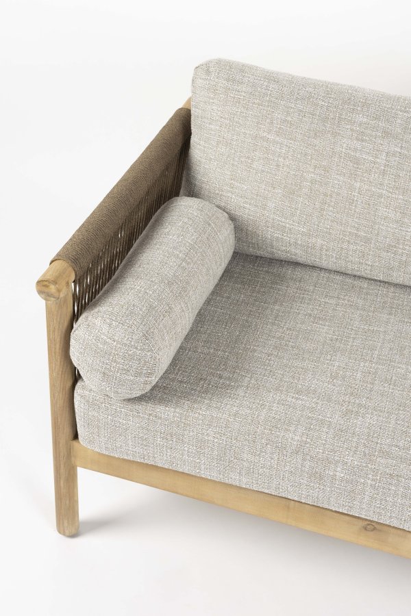 DUTCHBONE Set Utomhus Oasis (Soffa + Soffbord + 2 Loungef�t&ouml;ljer)