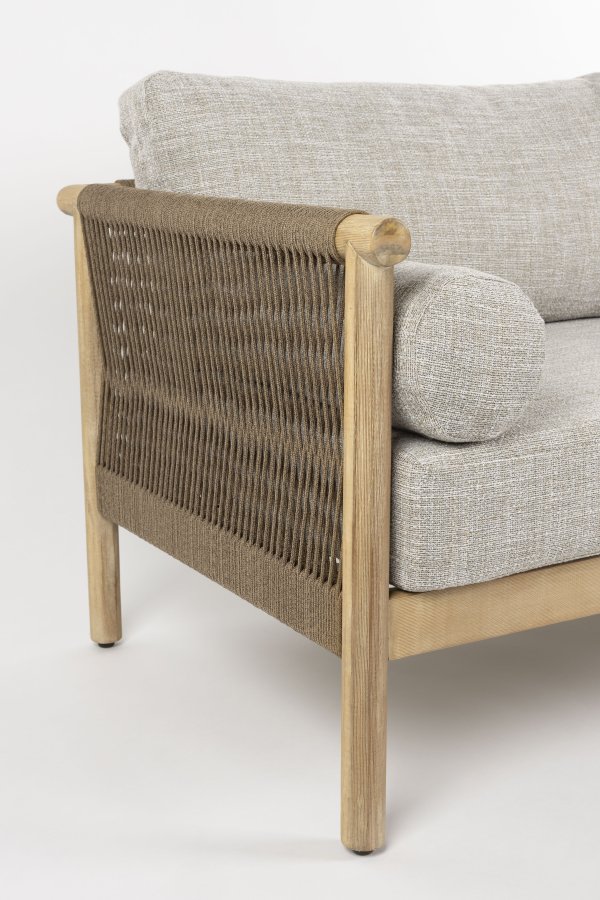 DUTCHBONE Set Utomhus Oasis (Soffa + Soffbord + 2 Loungef�t&ouml;ljer)