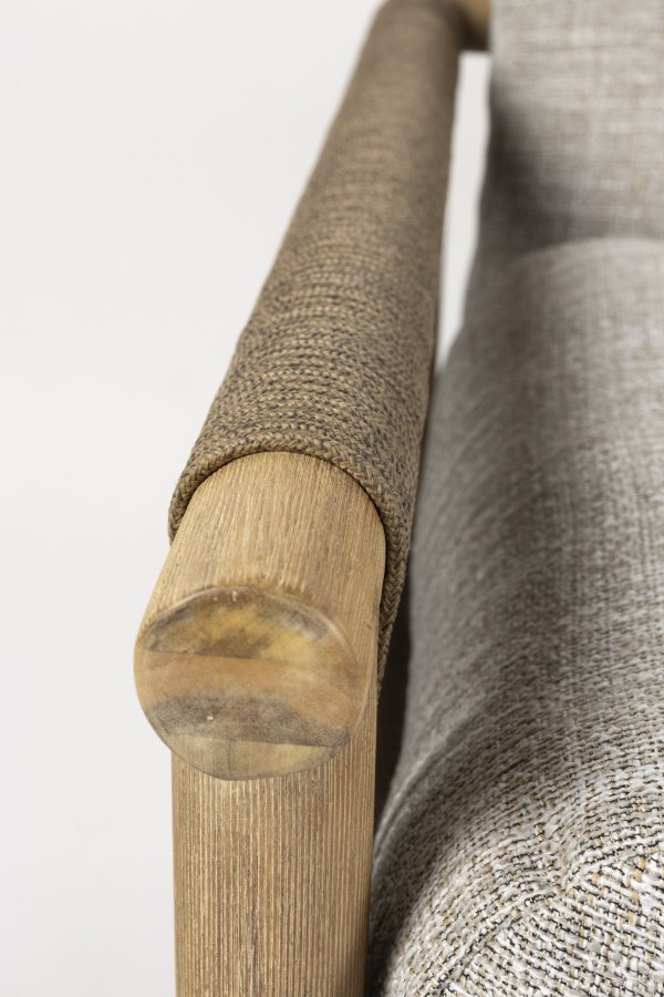 DUTCHBONE Set Utomhus Oasis (Soffa + Soffbord + 2 Loungef�t&ouml;ljer)