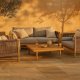 DUTCHBONE Set Utomhus Oasis (Soffa + Soffbord + 2 Loungef�t&ouml;ljer)