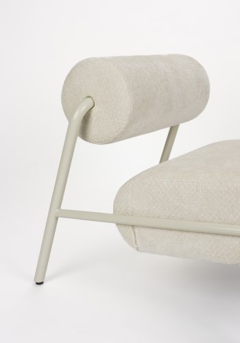 ZUIVER lenestol Lekima off-white