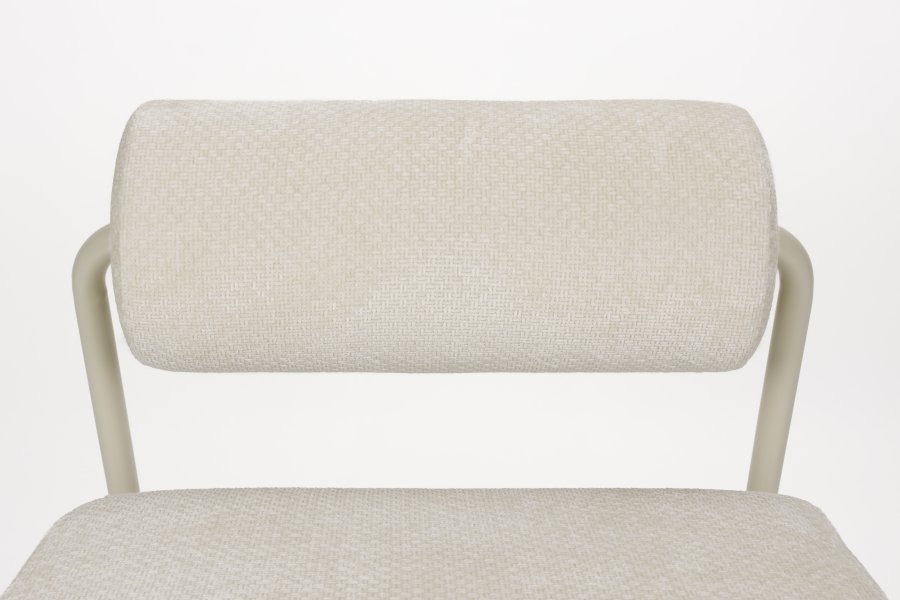 ZUIVER lenestol Lekima off-white