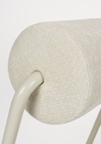 ZUIVER lenestol Lekima off-white