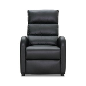 HAGA Berlin Recliner - Svart Läder PU