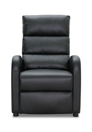 HAGA Berlin hvilestol - svart skinn PU