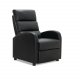 HAGA Berlin hvilestol - svart skinn PU