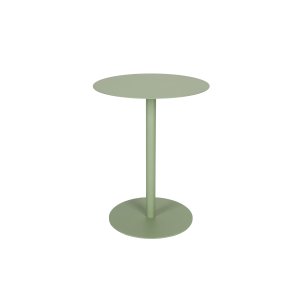 ZUIVER Snow udendrs sidebord, rund - salvie grn rustfri stl (35)