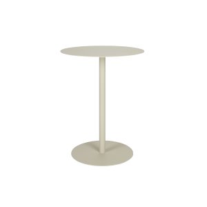 ZUIVER Snow udendrs bistrobord, rund - beige rustfri stl (57)