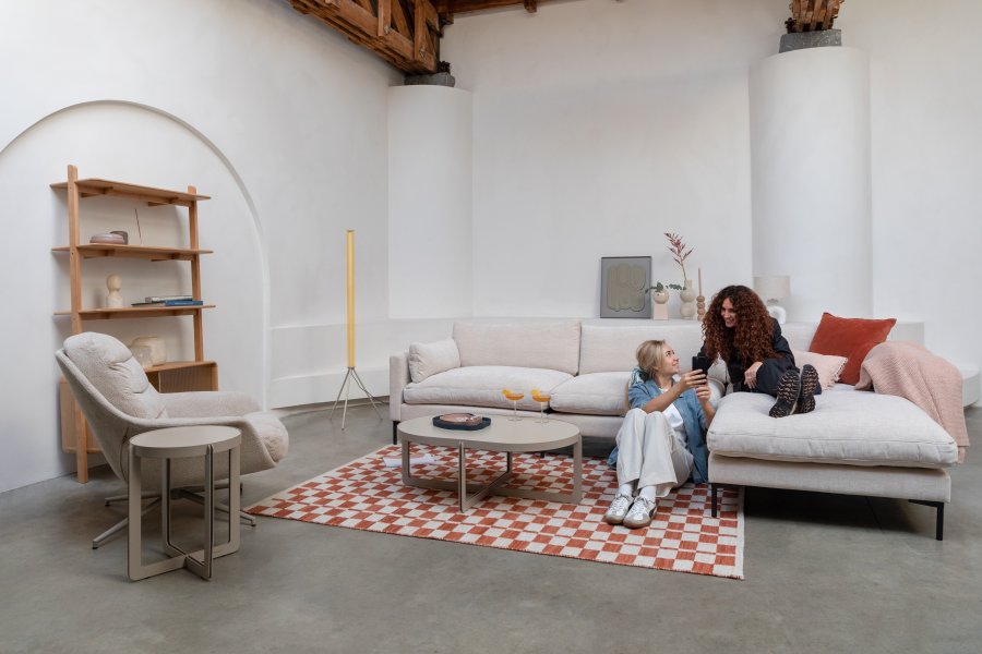 ZUIVER Soffa Summer 4,5-sits kr&auml;m