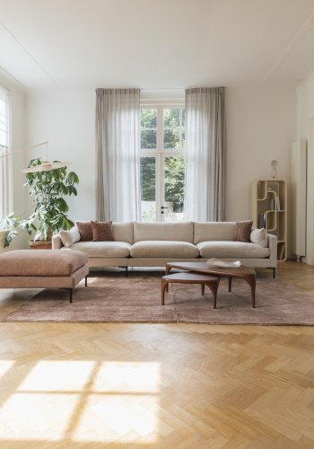 ZUIVER Soffa Summer 4,5-sits kr&auml;m