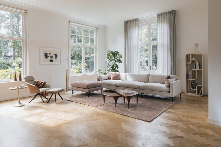 ZUIVER Soffa Summer 4,5-sits kr&auml;m