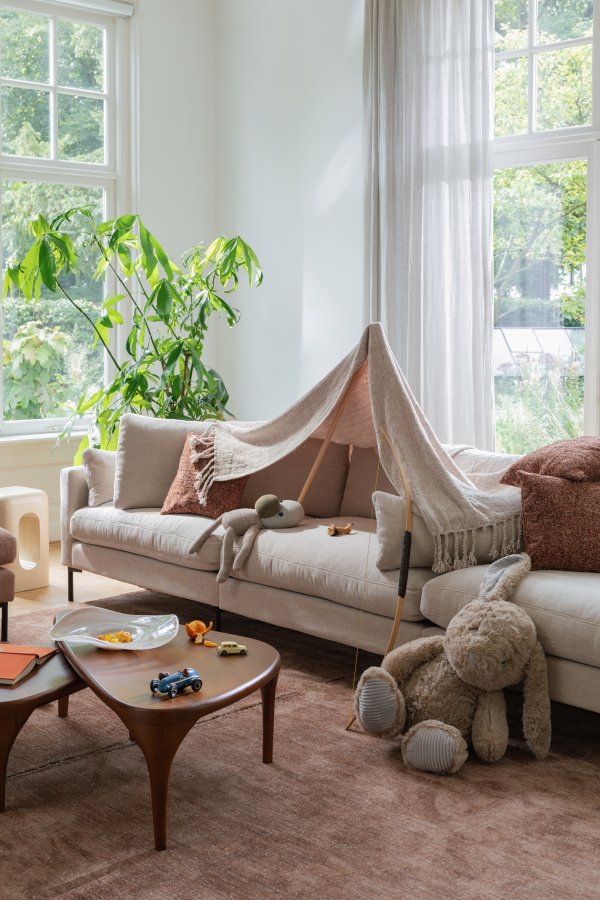 ZUIVER Soffa Summer 4,5-sits kr&auml;m