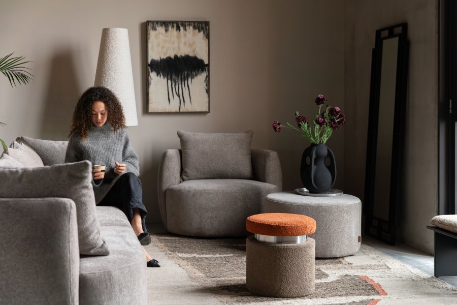 DUTCHBONE Loungeftlj Rocca Cappuccino